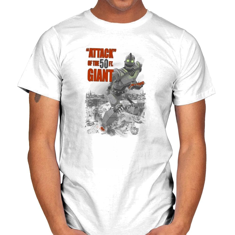 "Attack" of the 50 ft Giant Exclusive - Mens T-Shirts RIPT Apparel Small / White