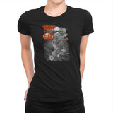 "Attack" of the 50 ft Giant Exclusive - Womens Premium T-Shirts RIPT Apparel Small / Black