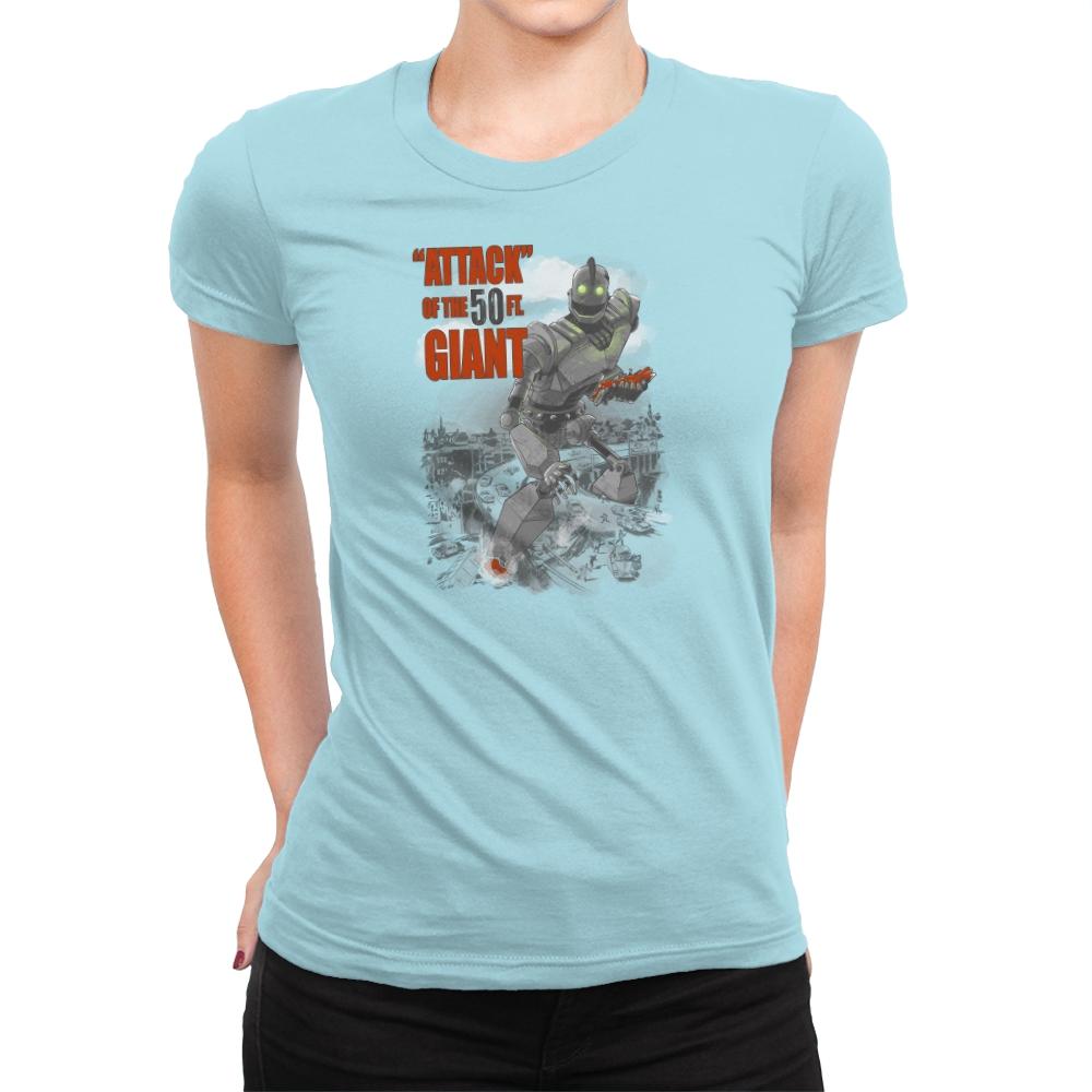 "Attack" of the 50 ft Giant Exclusive - Womens Premium T-Shirts RIPT Apparel Small / Cancun