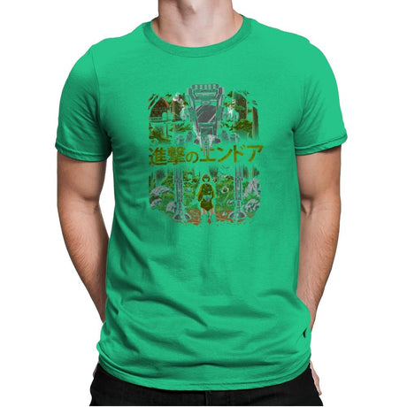 Attack on Endor Exclusive - Mens Premium T-Shirts RIPT Apparel Small / Kelly Green