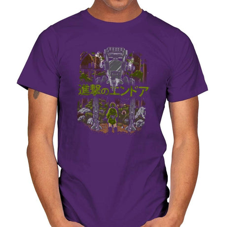 Attack on Endor Exclusive - Mens T-Shirts RIPT Apparel Small / Purple
