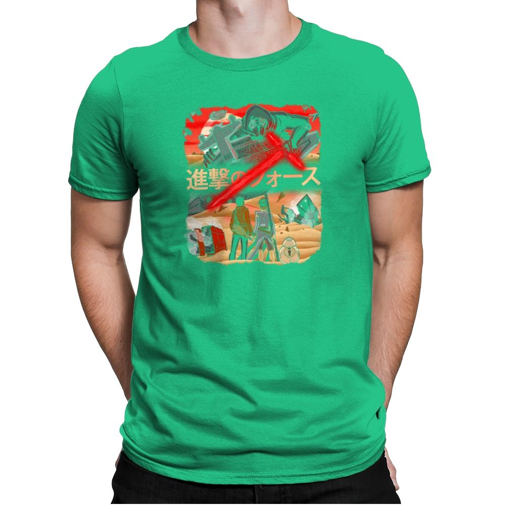 Attack on Jakku Exclusive - Mens Premium T-Shirts RIPT Apparel Small / Kelly Green