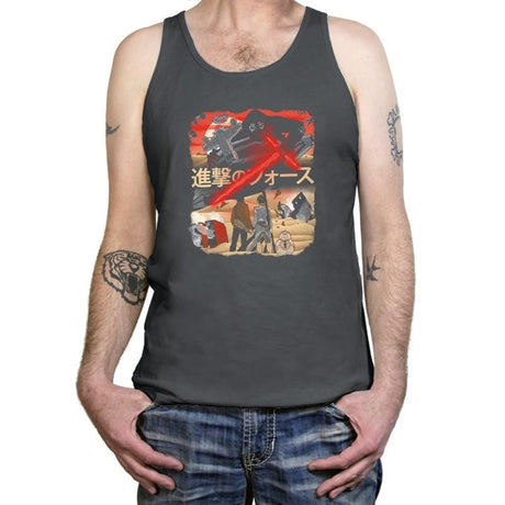 Attack on Jakku Exclusive - Tanktop Tanktop RIPT Apparel X-Small / Asphalt