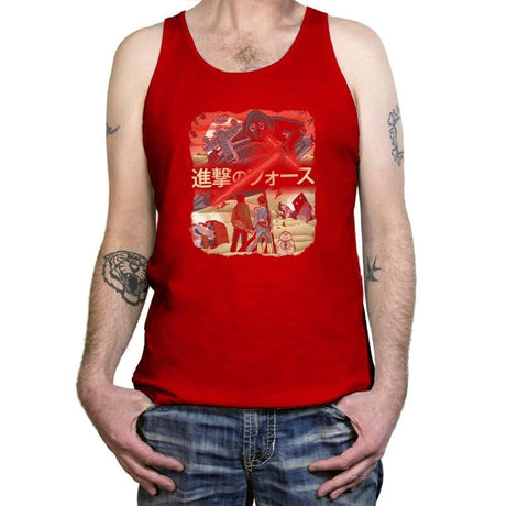 Attack on Jakku Exclusive - Tanktop Tanktop RIPT Apparel X-Small / Red