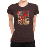 Attack on Jakku Exclusive - Womens Premium T-Shirts RIPT Apparel Small / Dark Chocolate