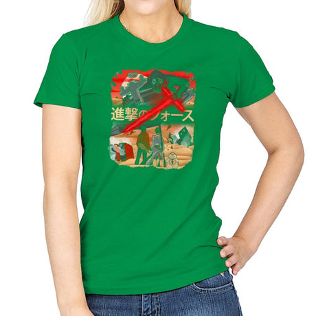Attack on Jakku Exclusive - Womens T-Shirts RIPT Apparel Small / Irish Green