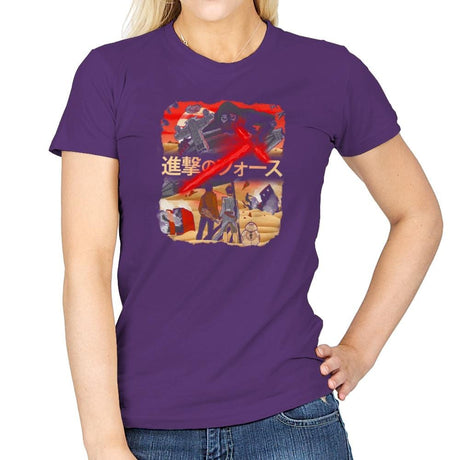 Attack on Jakku Exclusive - Womens T-Shirts RIPT Apparel Small / Purple