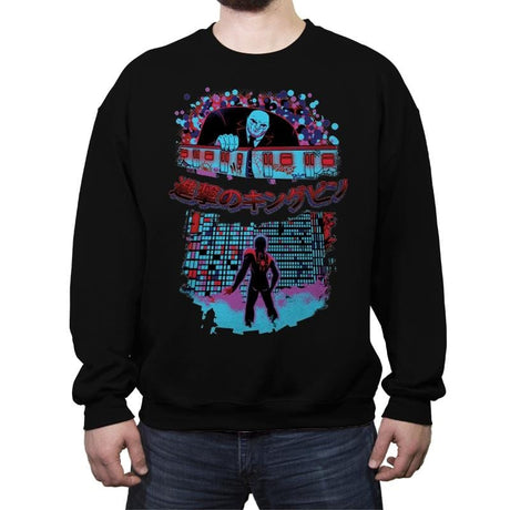 Attack on Kingpin - Crew Neck Sweatshirt Crew Neck Sweatshirt RIPT Apparel