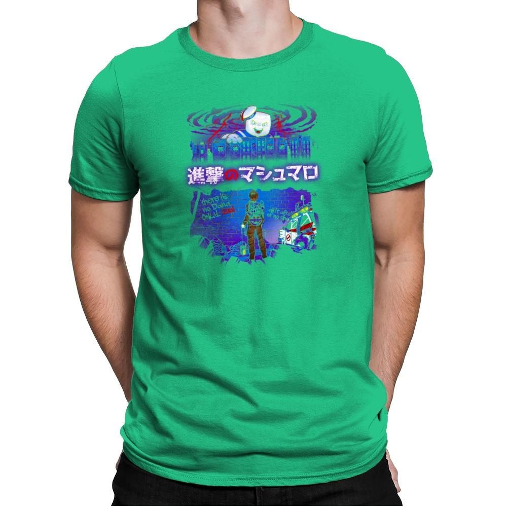 Attack on Marshmallow Exclusive - Mens Premium T-Shirts RIPT Apparel Small / Kelly Green