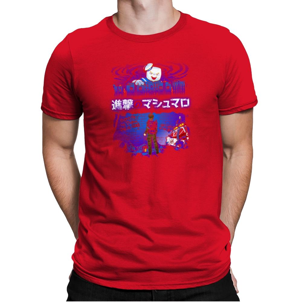 Attack on Marshmallow Exclusive - Mens Premium T-Shirts RIPT Apparel Small / Red