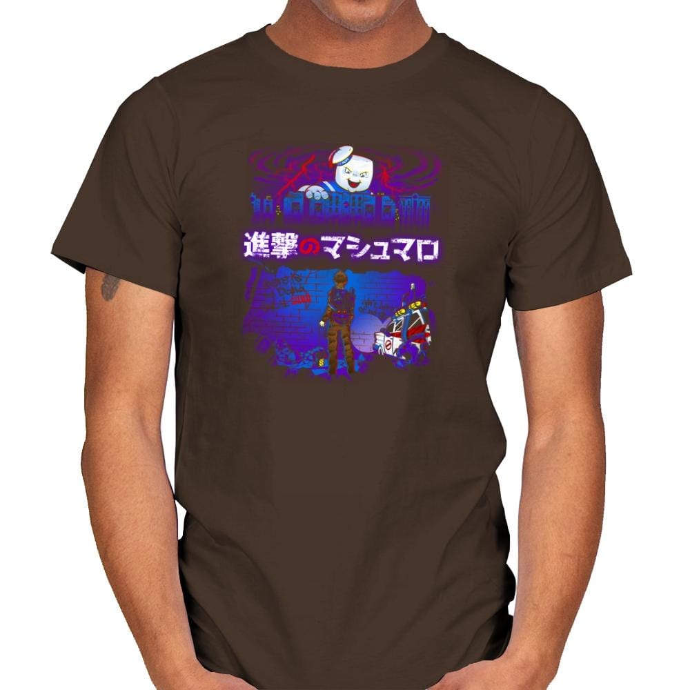 Attack on Marshmallow Exclusive - Mens T-Shirts RIPT Apparel Small / Dark Chocolate