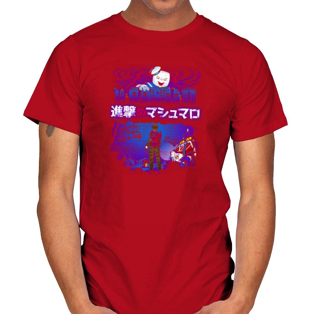 Attack on Marshmallow Exclusive - Mens T-Shirts RIPT Apparel Small / Red