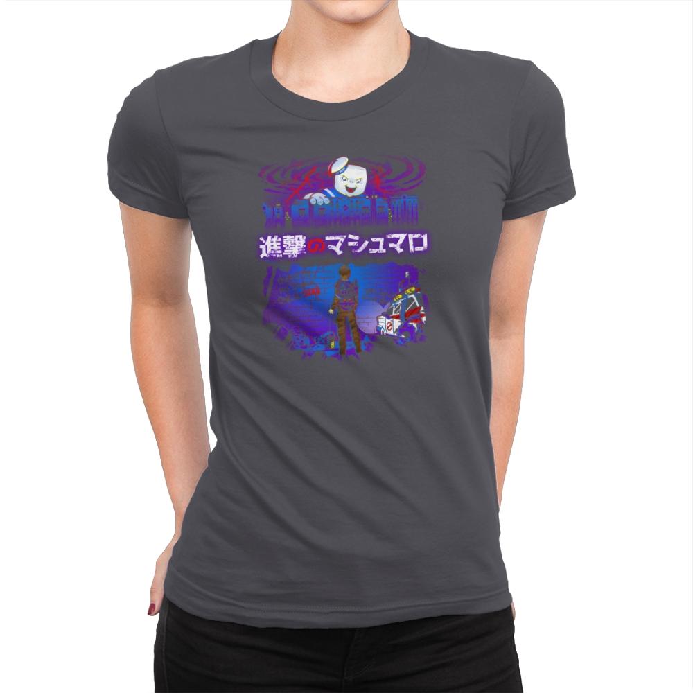 Attack on Marshmallow Exclusive - Womens Premium T-Shirts RIPT Apparel Small / Heavy Metal