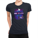 Attack on Marshmallow Exclusive - Womens Premium T-Shirts RIPT Apparel Small / Midnight Navy