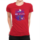 Attack on Marshmallow Exclusive - Womens Premium T-Shirts RIPT Apparel Small / Red