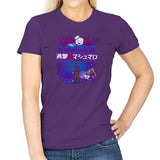 Attack on Marshmallow Exclusive - Womens T-Shirts RIPT Apparel Small / Purple
