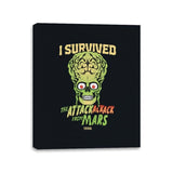 AttackAckAck Survivor - Canvas Wraps Canvas Wraps RIPT Apparel 11x14 / Black