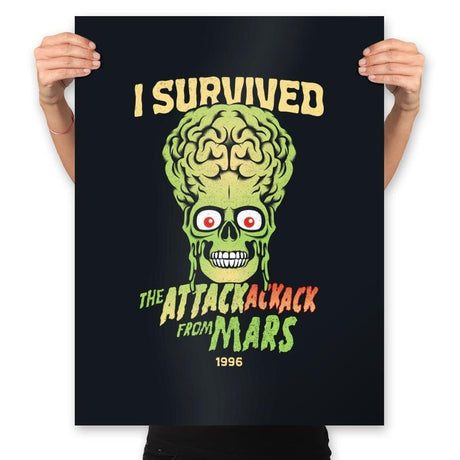 AttackAckAck Survivor - Prints Posters RIPT Apparel 18x24 / Black