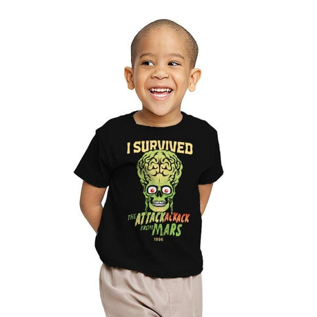 AttackAckAck Survivor - Youth T-Shirts RIPT Apparel X-small / Black