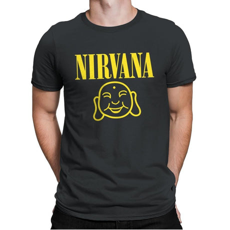 Attain Nirvana - Mens Premium T-Shirts RIPT Apparel Small / Heavy Metal