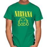 Attain Nirvana - Mens T-Shirts RIPT Apparel Small / Kelly Green