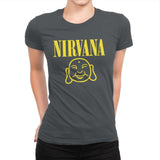 Attain Nirvana - Womens Premium T-Shirts RIPT Apparel Small / Heavy Metal