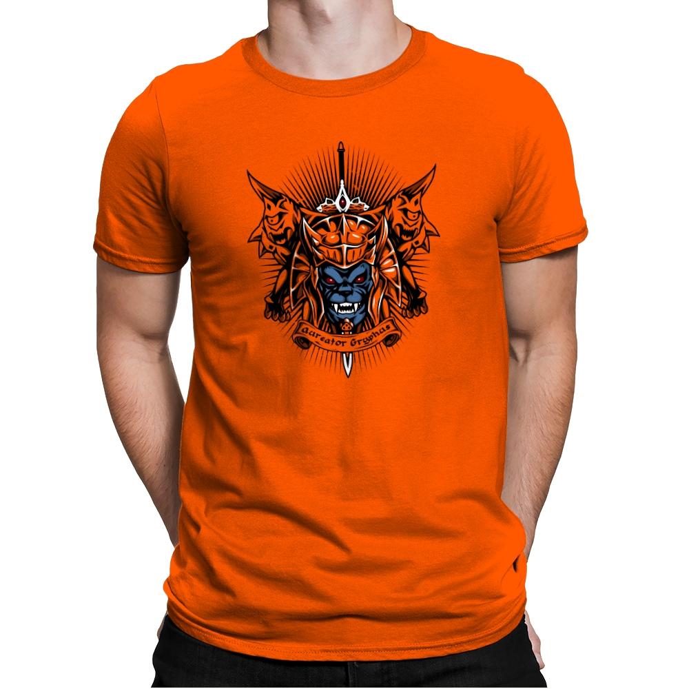 Aureator Gryphus - Zordwarts - Mens Premium T-Shirts RIPT Apparel Small / Classic Orange