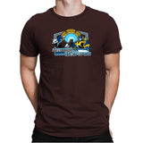 Autobros Before Decepti-foes Exclusive - Mens Premium T-Shirts RIPT Apparel Small / Dark Chocolate