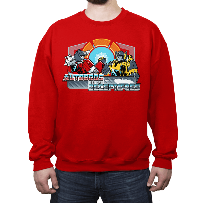 Autobros Before Deceptifoes - Crew Neck Crew Neck RIPT Apparel