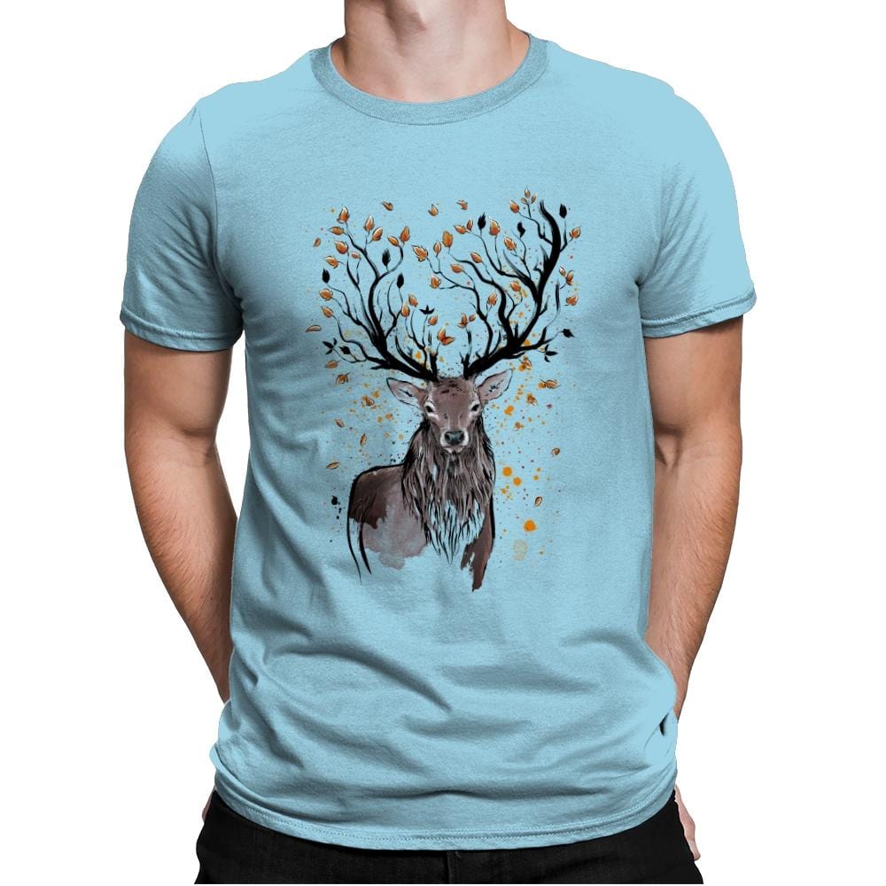 Autumn Feelings - Mens Premium T-Shirts RIPT Apparel Small / Light Blue