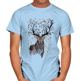 Autumn Feelings - Mens T-Shirts RIPT Apparel Small / Light Blue