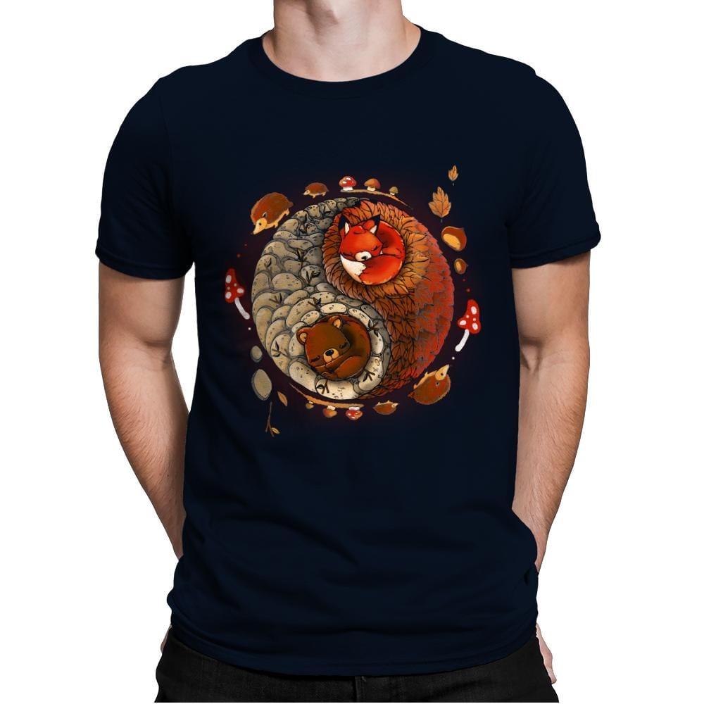Autumn - Mens Premium T-Shirts RIPT Apparel Small / Midnight Navy