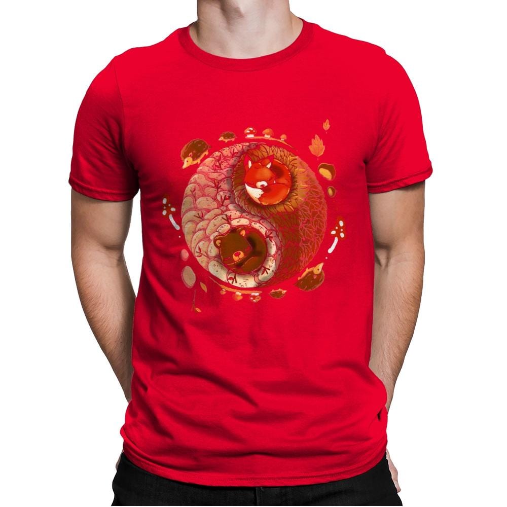 Autumn - Mens Premium T-Shirts RIPT Apparel Small / Red