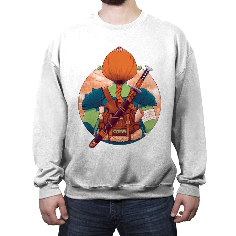Autumn Swamp  - Crew Neck Sweatshirt Crew Neck Sweatshirt RIPT Apparel Small / White