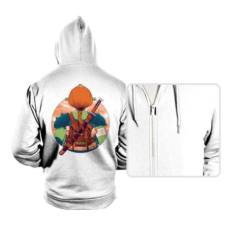 Autumn Swamp  - Hoodies Hoodies RIPT Apparel Small / White