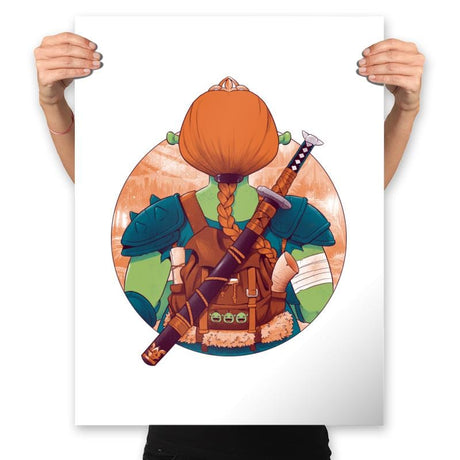 Autumn Swamp  - Prints Posters RIPT Apparel 18x24 / White