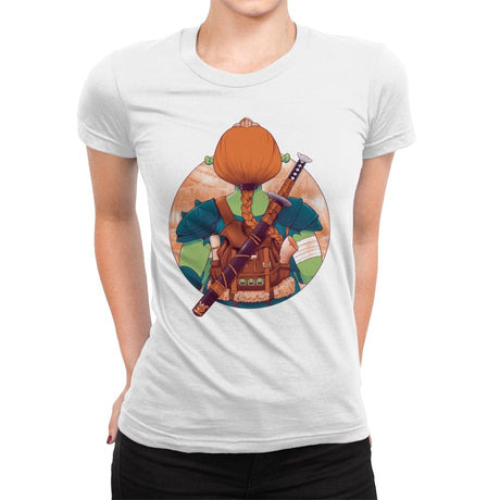 Autumn Swamp  - Womens Premium T-Shirts RIPT Apparel Small / White