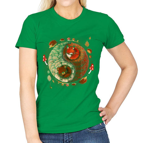 Autumn - Womens T-Shirts RIPT Apparel Small / Irish Green