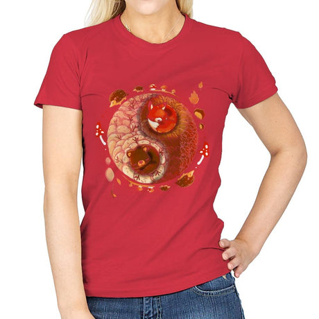 Autumn - Womens T-Shirts RIPT Apparel Small / Red