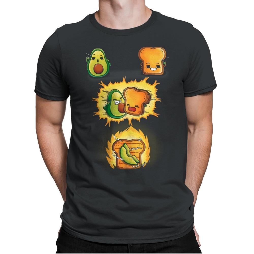 Avacado Toast Power - Mens Premium T-Shirts RIPT Apparel Small / Heavy Metal