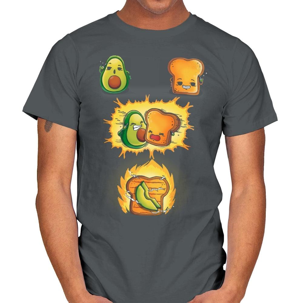 Avacado Toast Power - Mens T-Shirts RIPT Apparel Small / Charcoal
