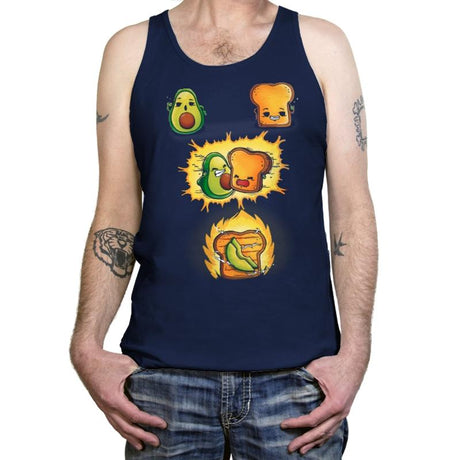 Avacado Toast Power - Tanktop Tanktop RIPT Apparel X-Small / Navy