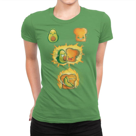Avacado Toast Power - Womens Premium T-Shirts RIPT Apparel Small / Kelly