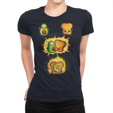 Avacado Toast Power - Womens Premium T-Shirts RIPT Apparel Small / Midnight Navy