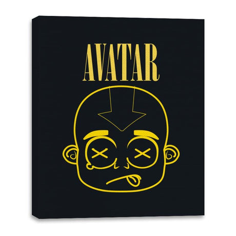 Avatar Grunge - Canvas Wraps Canvas Wraps RIPT Apparel 16x20 / Black