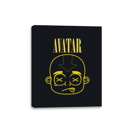 Avatar Grunge - Canvas Wraps Canvas Wraps RIPT Apparel 8x10 / Black