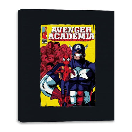 Avenger Academia - Anytime - Canvas Wraps Canvas Wraps RIPT Apparel 16x20 / Black