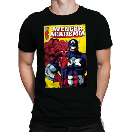 Avenger Academia - Anytime - Mens Premium T-Shirts RIPT Apparel Small / Black