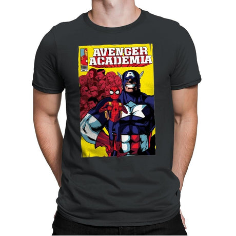 Avenger Academia - Anytime - Mens Premium T-Shirts RIPT Apparel Small / Heavy Metal