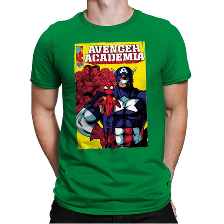 Avenger Academia - Anytime - Mens Premium T-Shirts RIPT Apparel Small / Kelly Green